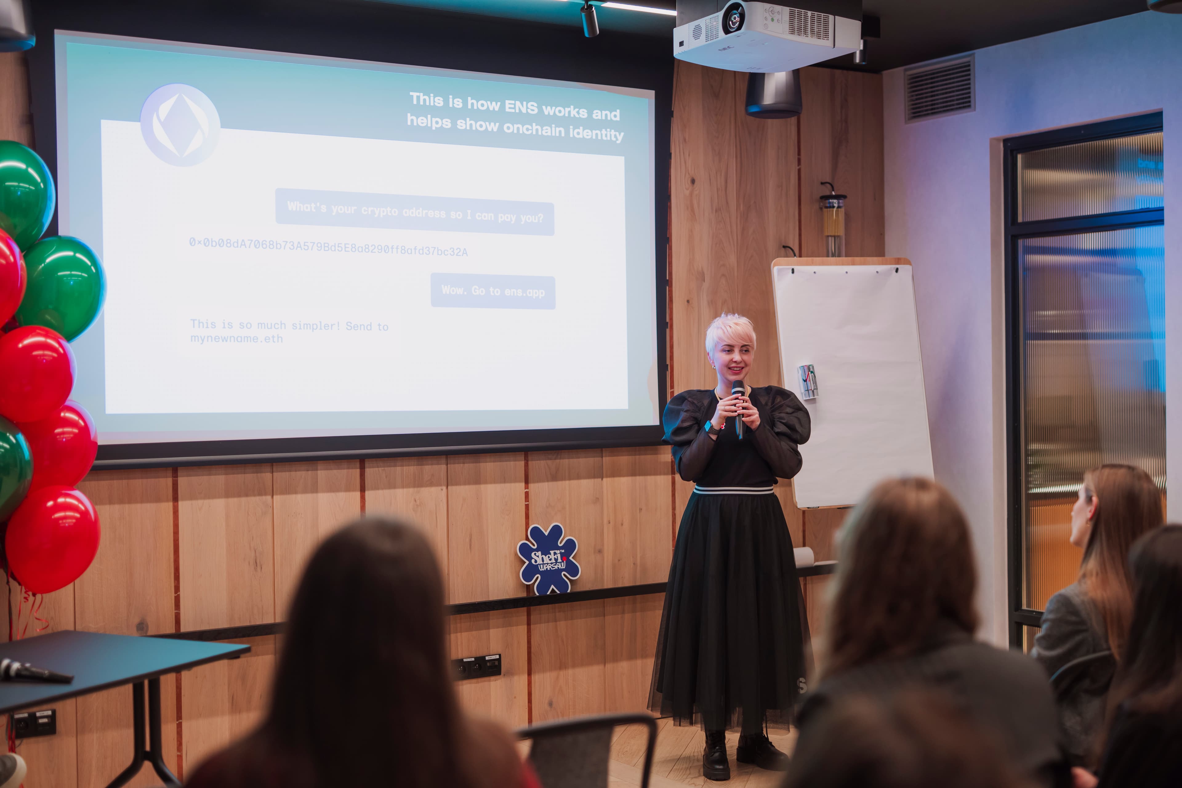 Daria speaking at EthCC